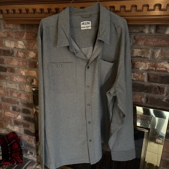 Lake & Trail Other - Lake & Trail Long Sleeve Hiking Shirt Size 3XL Gray Fishing Shirt